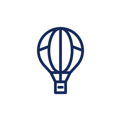 Obraz premium Parachuting outline vector icon. Thin line black parachuting icon, flat vector simple illustration isolated stroke on white background