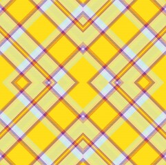 Rainbow Pastel Argyle Plaid Tartan textured Seamless Pattern Design