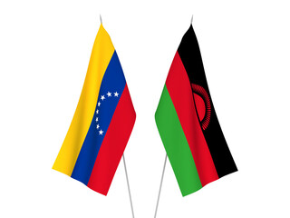 Malawi and Venezuela flags