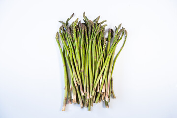 asparagus. fresh asparagus. asparagus on white background