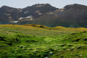 Obraz premium landscape of the Cirque de Troumouse in the French Pyrenees