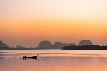 A fisherman boat at Phang-Nga bay