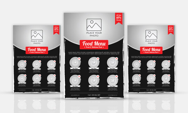 Minimalist Restaurant menu Design