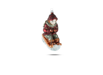  Christmas doll decorate accessories ​isolated on​ white background with​ clipping path​