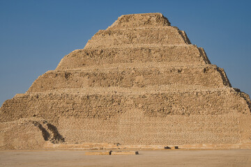 The stepped Pyramid of Djoser at Saqqara, Egypt