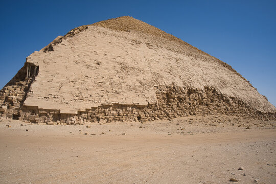 Bent Pyramid at the Royal necropolis of Dahshur, Egypt