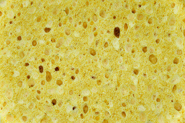 Industrial yellow sponge texture. textured background