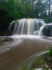 Balaka Falls with full water flow, Sydney, Australia.