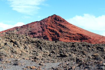 Paysage Volcanique Lanzarote Canaries Espagne  