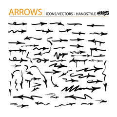 some handsytle arrows