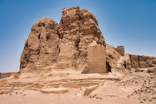 The Western Deffufa is part of Kerma which was the capital city of the Kingdom of Kerma, Sudan