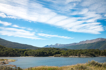 Fototapeta na wymiar tierra del fuego national park, ushuaia, patagonia, argentina, south america