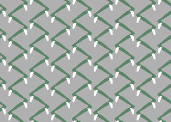 Vector texture background, seamless pattern. Hand drawn, grey, green, white colors.