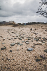 Stone and sand
