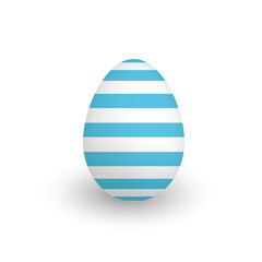 Colorful 3D realistic Easter egg