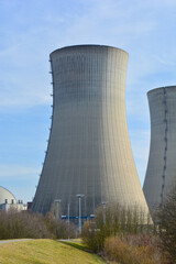 Abgeschaltetes Kernkraftwerk AKW Grafenrheinfeld bei Schweinfurt