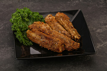 Stewed pork ribs with spices