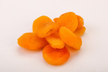 Sweet tasty dried apricot heap