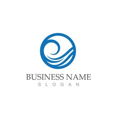 water wave icon vector illustration design