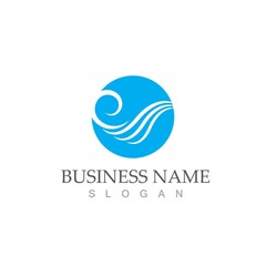 water wave icon vector illustration design