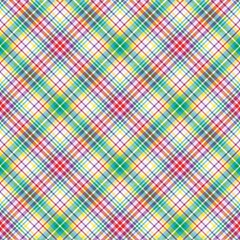 Rainbow Pastel Chevron Plaid Tartan textured Seamless Pattern Design