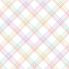 Rainbow Pastel Chevron Plaid Tartan textured Seamless Pattern Design