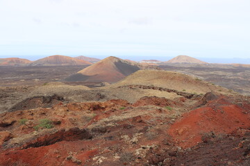 Montaña Colorada Lanzarote Canaries Espagne 