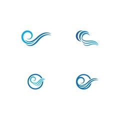water wave icon vector illustration design
