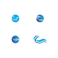 water wave icon vector illustration design