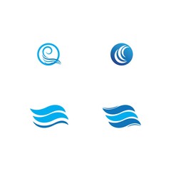 water wave icon vector illustration design