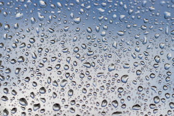 rain drops in the air