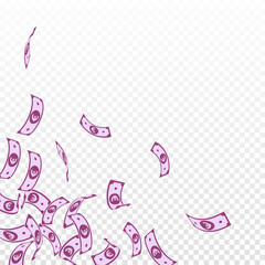 European Union Euro notes falling. Floating EUR bi