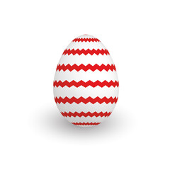 Colorful 3D realistic Easter egg