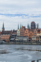 Gdańsk kamienice nad Motławą © Dominika
