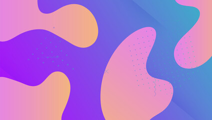 Modern Shape. Wavy Dynamic Poster. 3d Landing Page. Bright Pattern. Multicolor Page. Purple Hipster Background. Gradient Shapes. Flow Geometric Wallpaper. Violet Modern Shape
