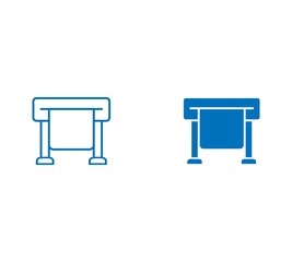 plotter icon vector on white background, plotter trendy filled icons from Electronics collection, plotter vector illustration.