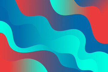 Stylish of colorful waves trendy gradient for your landing page, web, app, advertising. Modern wavy surfaces editable wallpaper decorative asset abstract style. Dynamic motion flow of colorful waves.