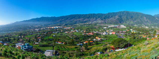 Rural landscape of La Palma, Canary islands, Spain.