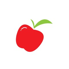 Apple vector illustration design icon logo template