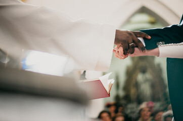 Obraz premium Ritual de boda católica