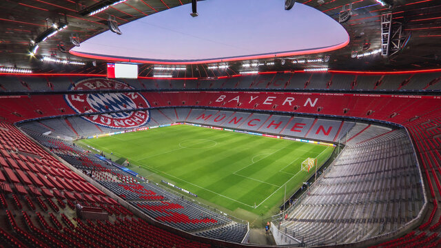 Allianz Arena, Bayern Munich Home Stadium. Munich, Germany - October 2020 