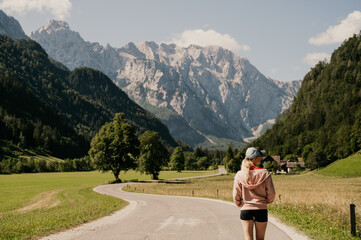 Beautiful summer alpine landscape. Logar valley or Logarska dolina, Kamnik Savinja Alps, Slovenia, Europe © Zedspider