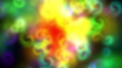 Spiral colored clouds illustration background .defocused perspective , fit for your background project.