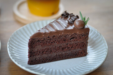 chocolate cake or layer cake