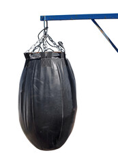 black Punching bag for boxing