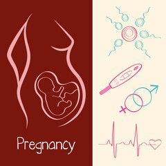 pregnancy five icons