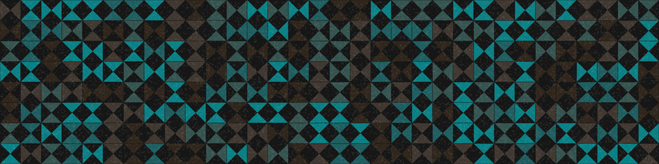 Abstract Geometric Pattern generative computational art illustration