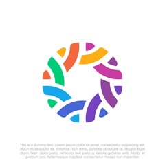 Global Community Logo Icon Elements Template. Community human Logo template vector. Community health care. Abstract Community logo. Human Resources Logo.