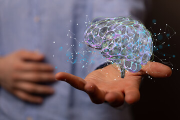 information intelligence brain ai digtal 3d artificial intelligence
