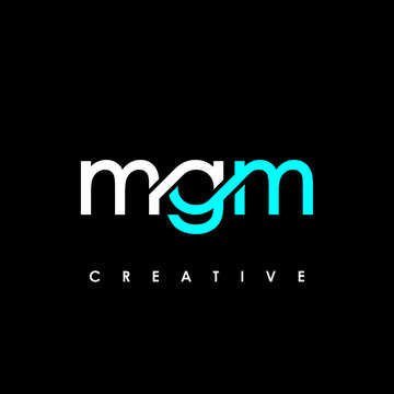 MGM Letter Initial Logo Design Template Vector Illustration